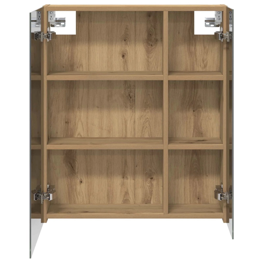 Mobiletto per specchio da bagno con porta Rovere Artigianale 889062