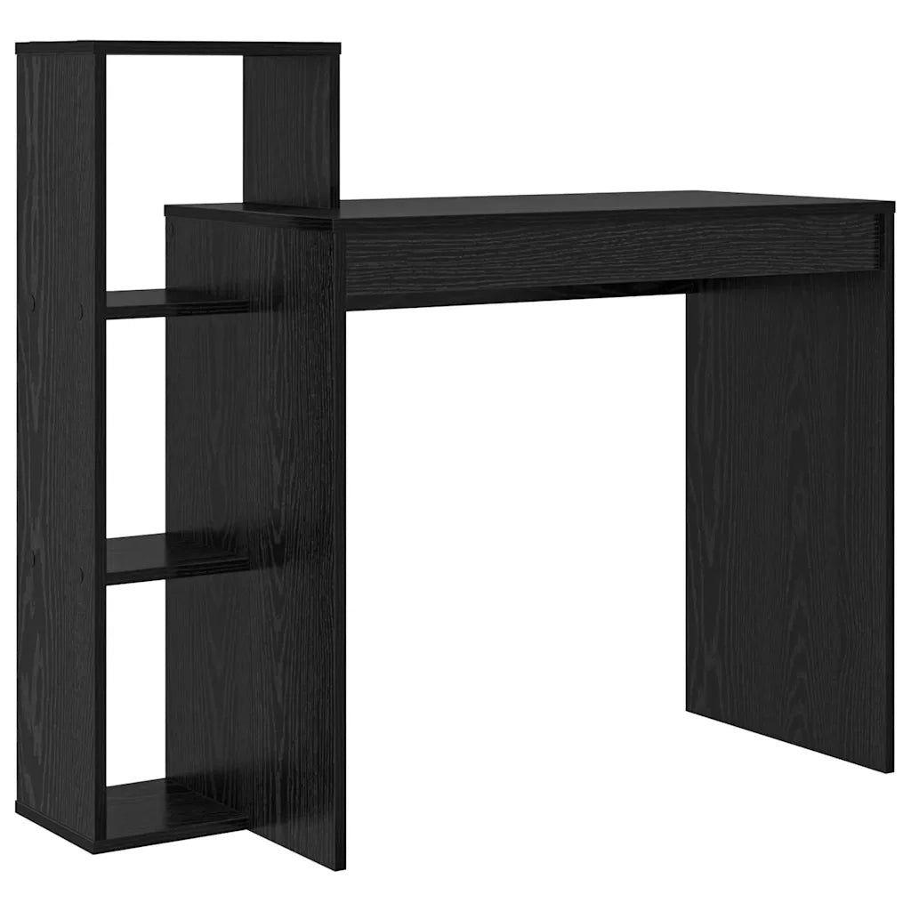 Scrivania Rovere Nero 100 x 40 x 90 cm Legno multistrato 869315