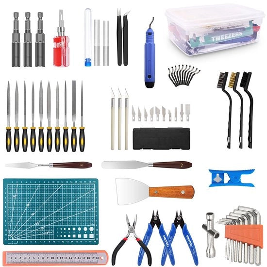 Set di accessori per stampante 3D da 73 pezzi con strumenti per pulizia, lavorazione e rimozione