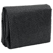 Pellicola Galleggiante Solare PE Piscina 1000x500 cm Nero e Blu 92970