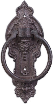 Porta di Casa Stile Rurale in Ferro di Antico Stile - 25.5x10.5x2.5cm - Miele