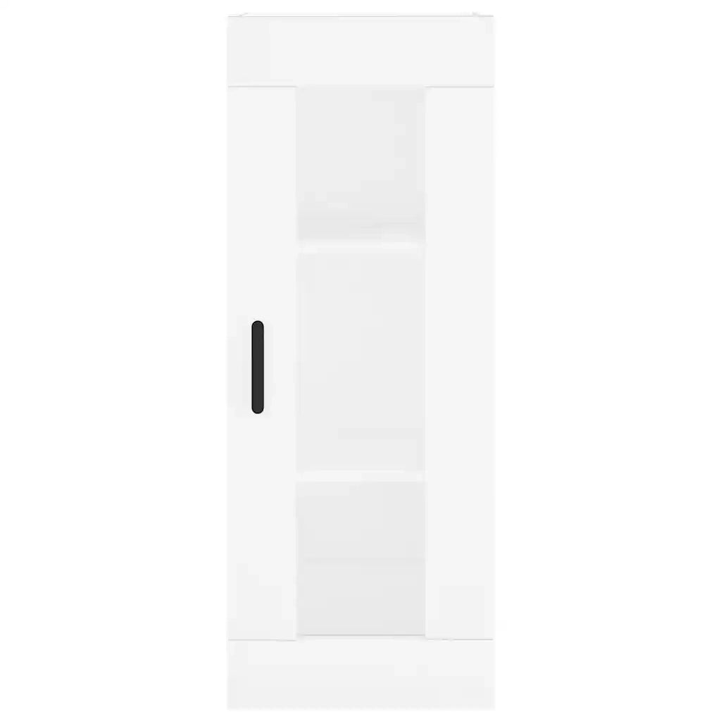 Credenza | Madia | Buffet da pranzo | Armadio da pranzo Bianca 34,5x34x180 cm in Legno Multistrato