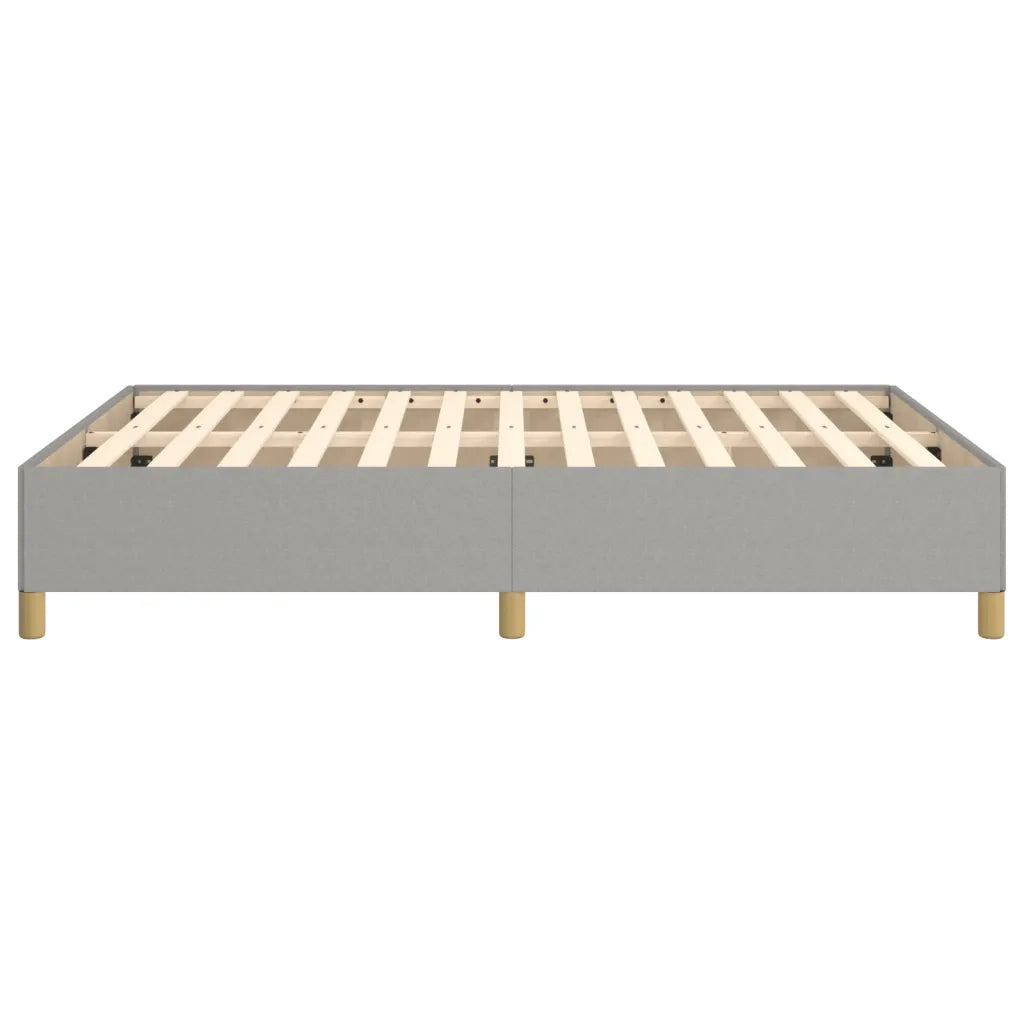 Giroletto senza Materasso-Struttura Letto Grigio Chiaro 140x200 cm Tessuto 767015