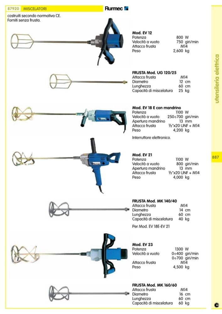 1pz frusta per miscelatore rurmec mk 160/60 cod:ferx.26192