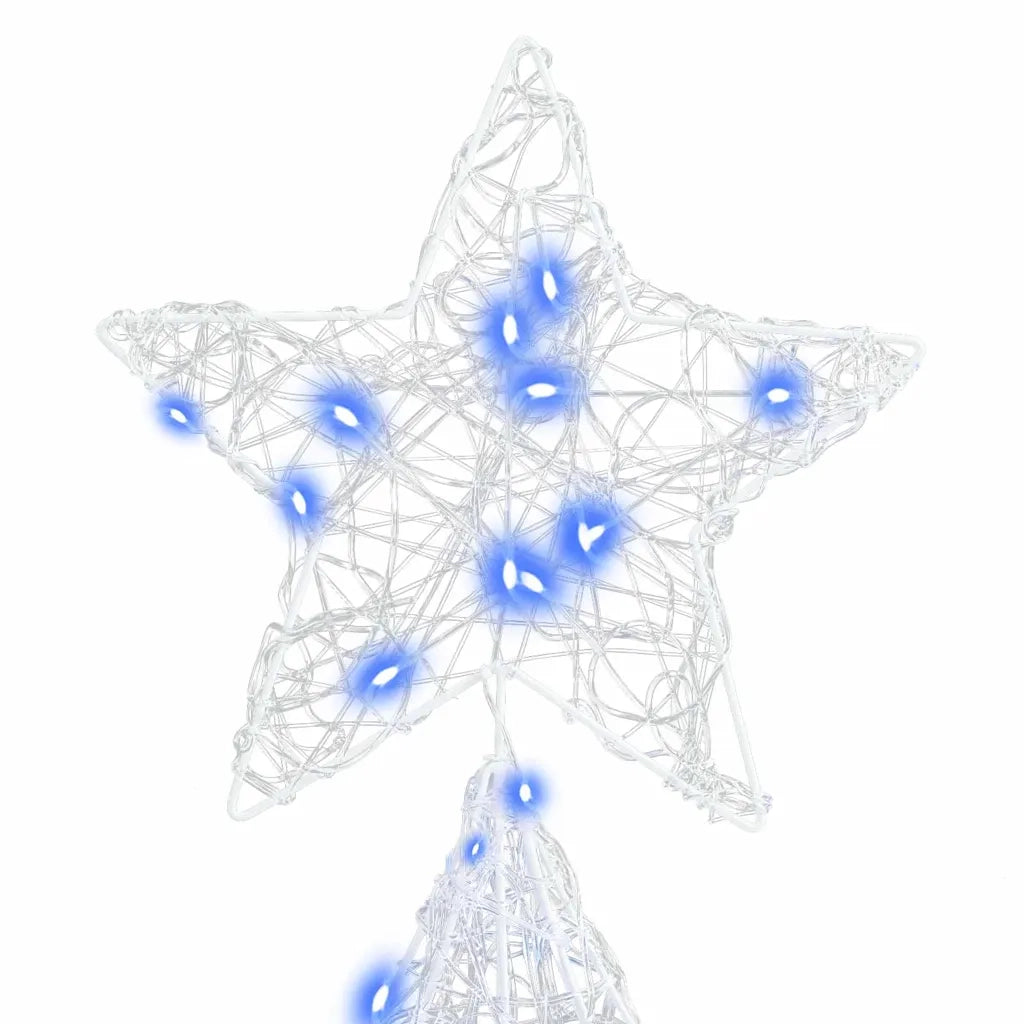 Albero di Natale con 240 LED-Luci decorative natalizie Blu 180 cm Acrilico 162857