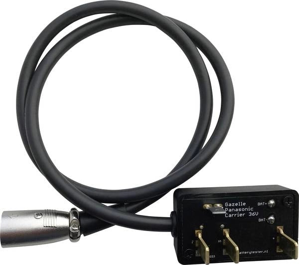 batterytester Smart-Adapter AT00108 Cavo adattatore Adatto per Panasonic Gazelle 36 V