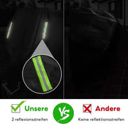 Coprimozzo per Bicicletta - Copertura per Bicicletta - Protezione per Bicicletta - Impermeabile Resistente ai Raggi UV - 220 x 110 cm - Nero