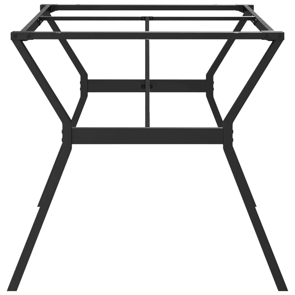 Telaio Gambe a Y per Tavolo da Pranzo 160x80x73 cm in Acciaio 357936
