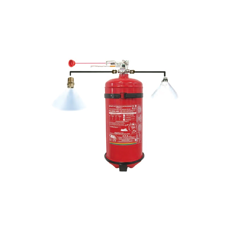 KIT ESTINTORE KG.3 AUTOMATICO KIT AUTOMATIC FIRE EXTINGUISHER KG.12