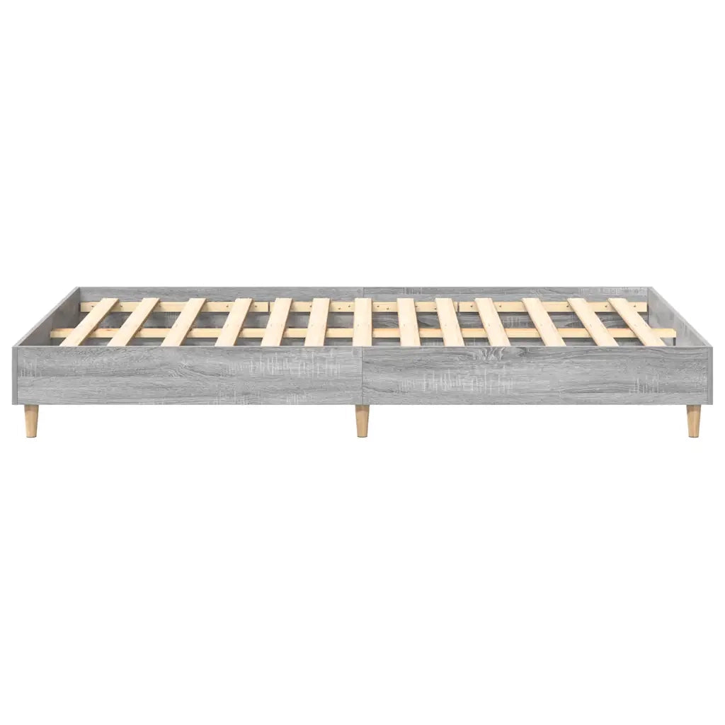 Giroletto senza Materasso Grigio Sonoma 140x190cm in Truciolato 861062