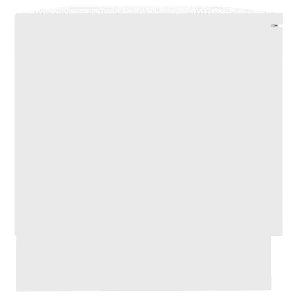 Mobile Porta TV Bianco 80x35x36,5 cm in Legno Multistrato 811466