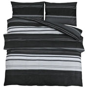 Set Copripiumino Nero e Bianco 200x200 cm in Cotone CFW9511546