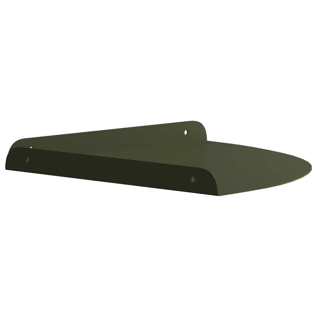 Mensola sospesa 2 pcs Verde oliva 24 x 24 x 2 cm 8004106