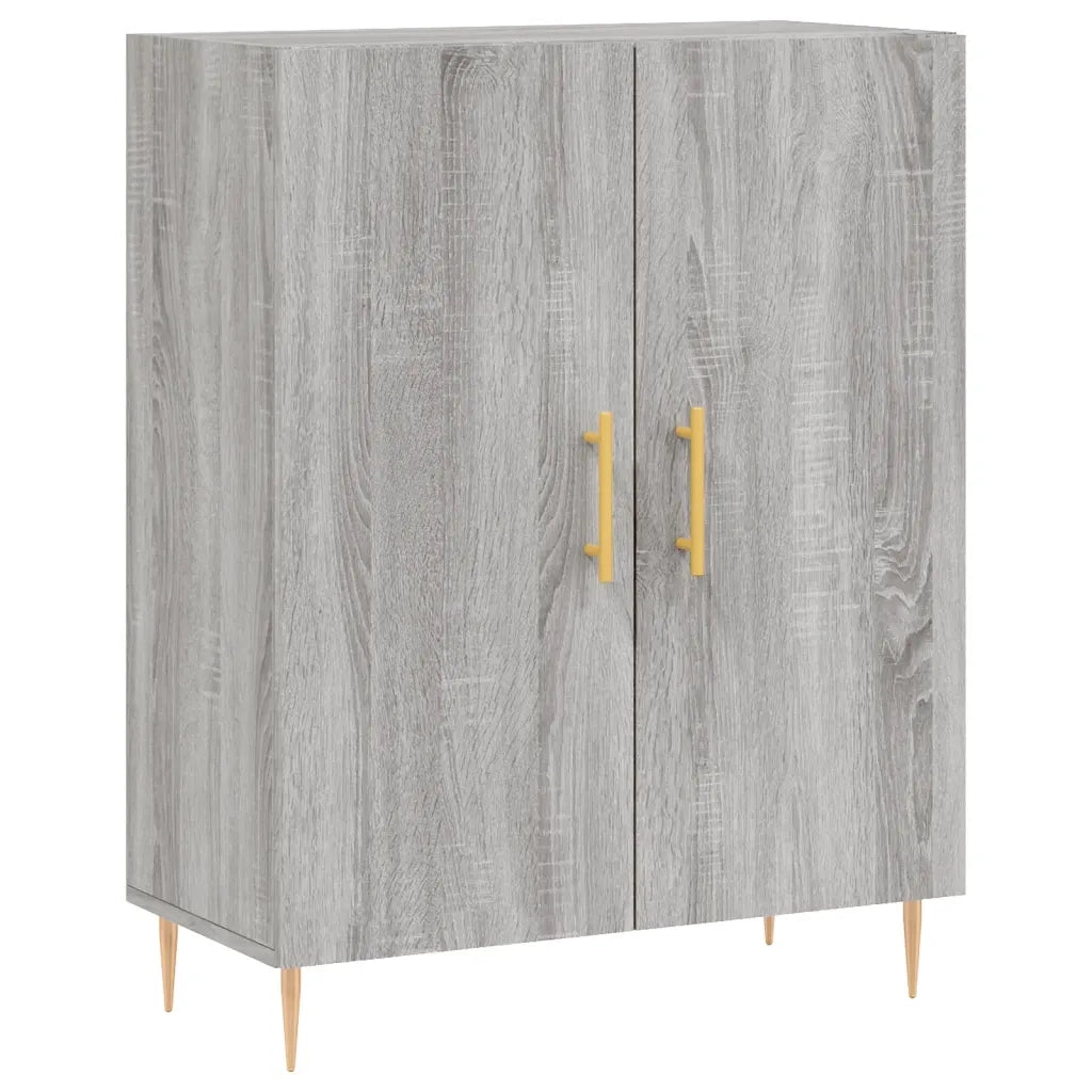 Credenza | Madia | Buffet da pranzo | Armadio da pranzo Grigio Sonoma 69,5x34x180 cm in Legno Multistrato