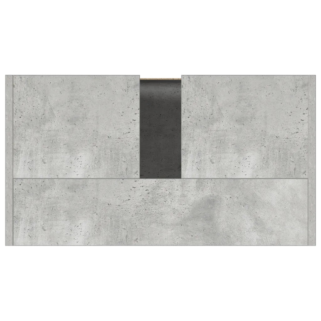 Mobile da Bagno | Armadio da bagno Grigio Cemento 60x33x61 cm in Legno Multistrato