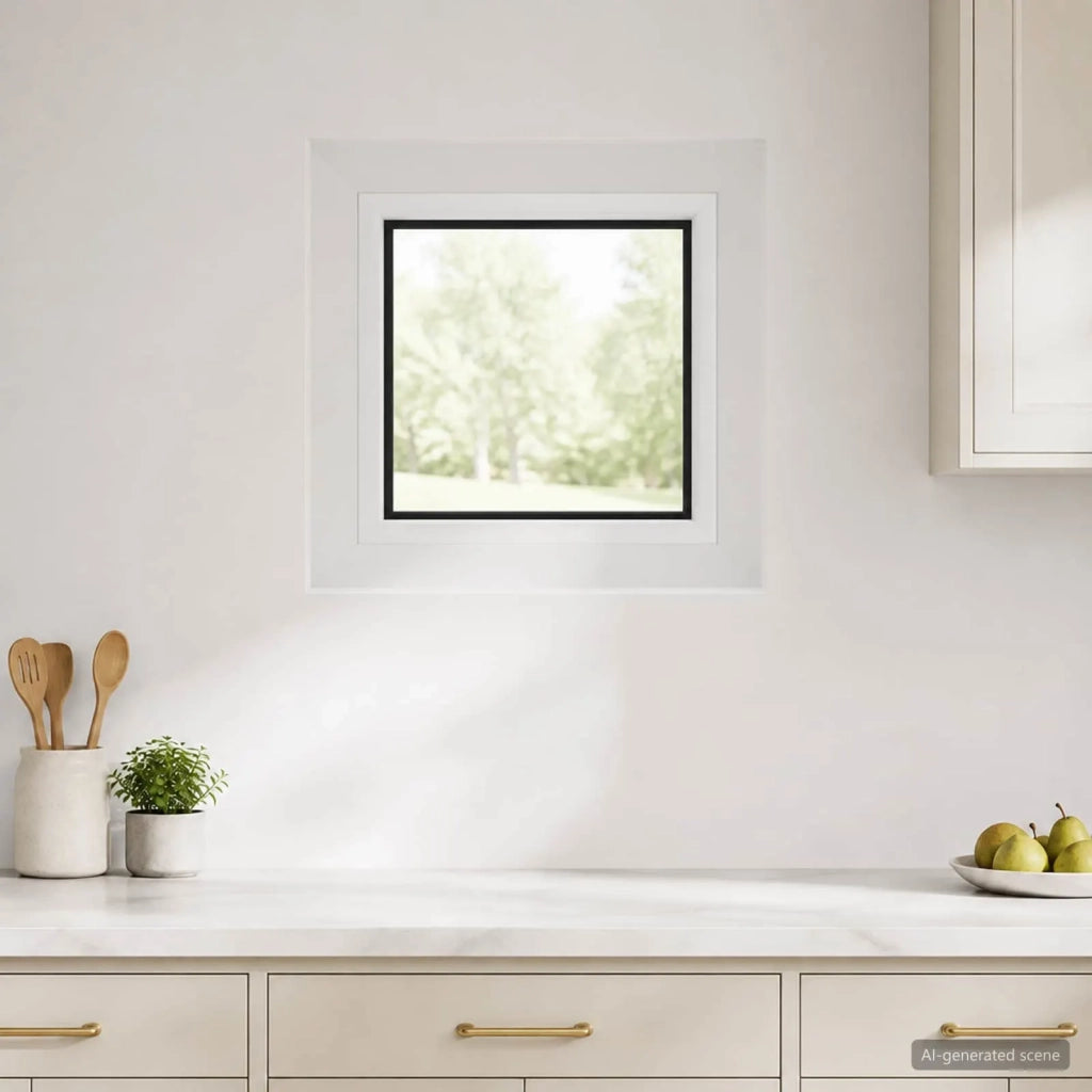 Finestra Cantina RISOR 30 x 30 cm PVC e Vetro 42047960