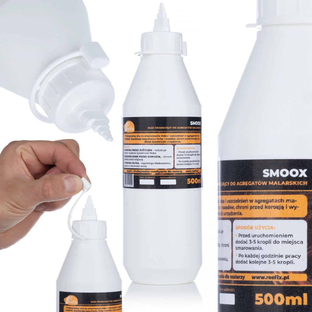 Olio Lubrificante per Spruzzatori Airless di Verniciatura – Protezione Professionale del Pistone | Capacità 500 ml