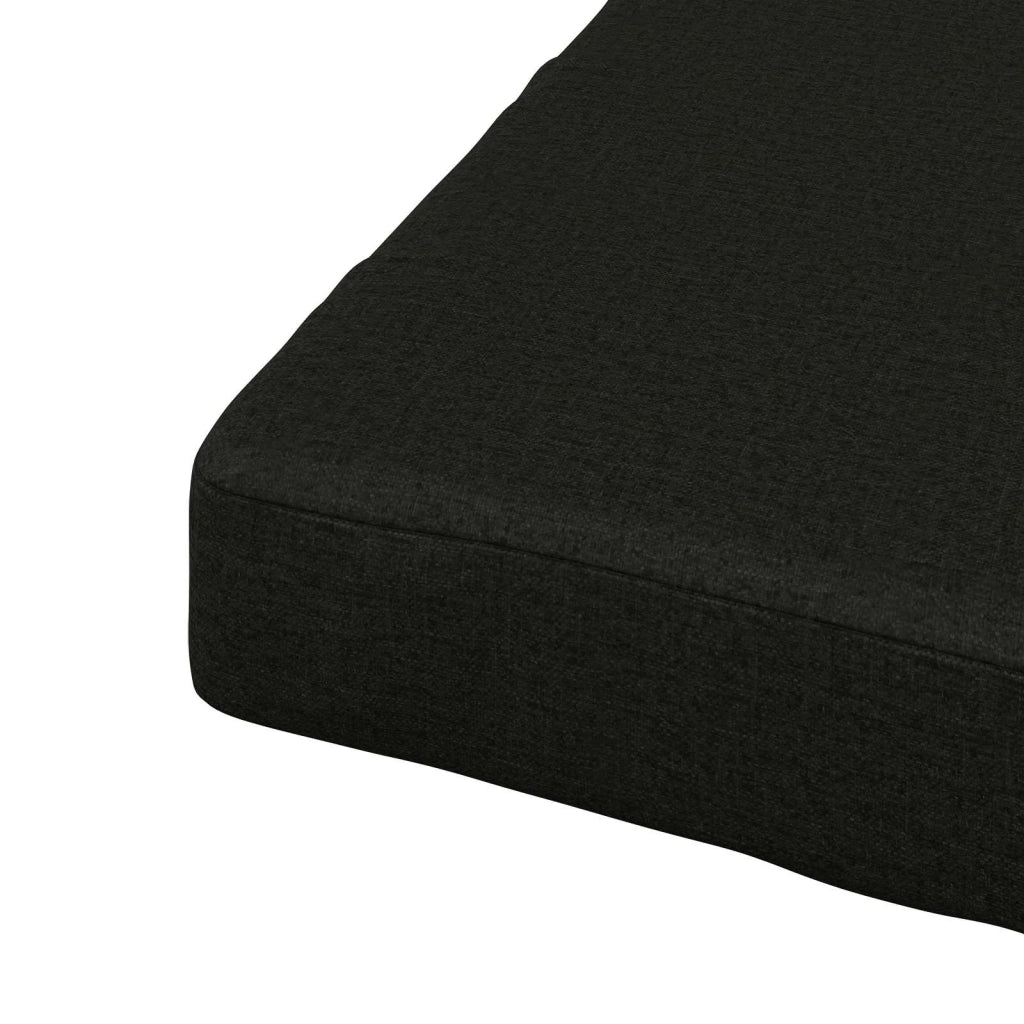 Cuscini per Sedia in 4 Pezzi SOEST 4 pz 100% Poliestere Nero 944600