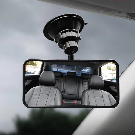 Specchio retrovisore per bambini con gancio, specchio per auto 360° regolabile, retrovisore per bambini con vista laterale per monitorare tutti i passeggeri sulla seconda fila, accessori per specchi retrovisori.