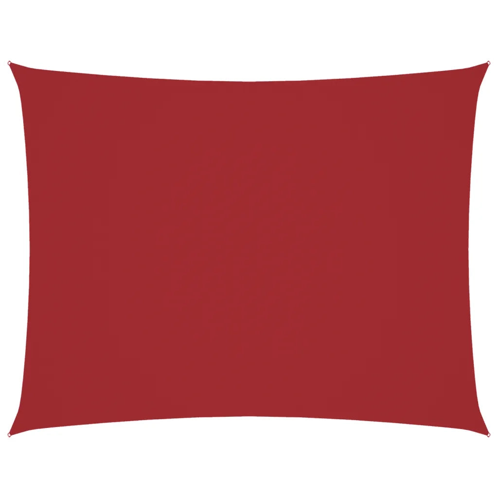 Parasole a Vela Oxford Rettangolare 2,5x4 m Rosso 135647