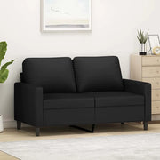 Divano a 2 Posti-Sofa 2 Posti Nero 120 cm in Velluto 895791