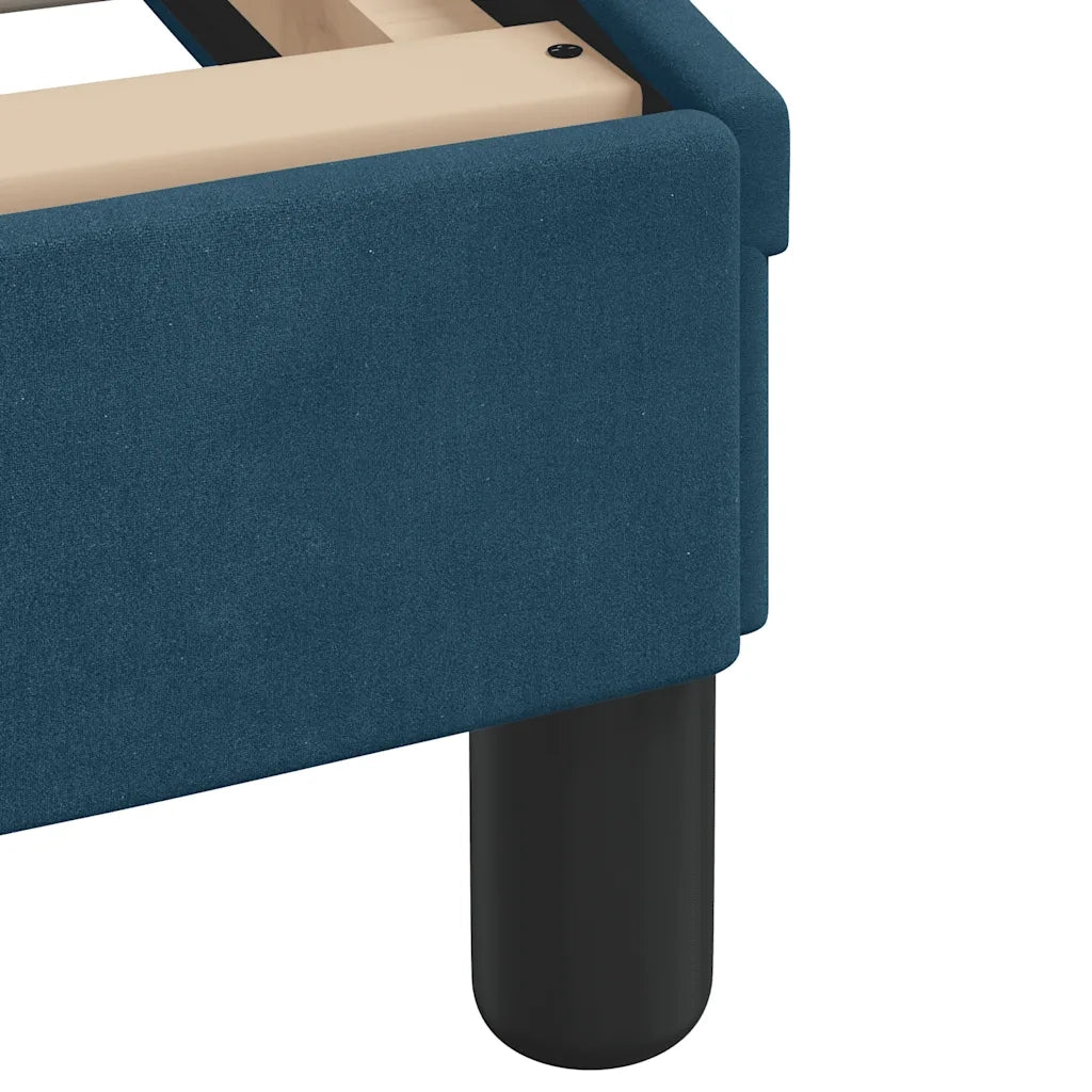 Giroletto senza Materasso Blu 80x200 cm in Velluto 3207891