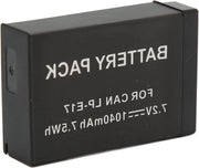 Batteria Alta Capacità Multi-Protezione 1040mAh Sostituzione per Canon LP-E17 200D II R10 RP 750D M6 mark 2 800D 850D 77D 760D M3 M5