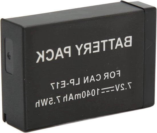 Batteria Alta Capacità Multi-Protezione 1040mAh Sostituzione per Canon LP-E17 200D II R10 RP 750D M6 mark 2 800D 850D 77D 760D M3 M5