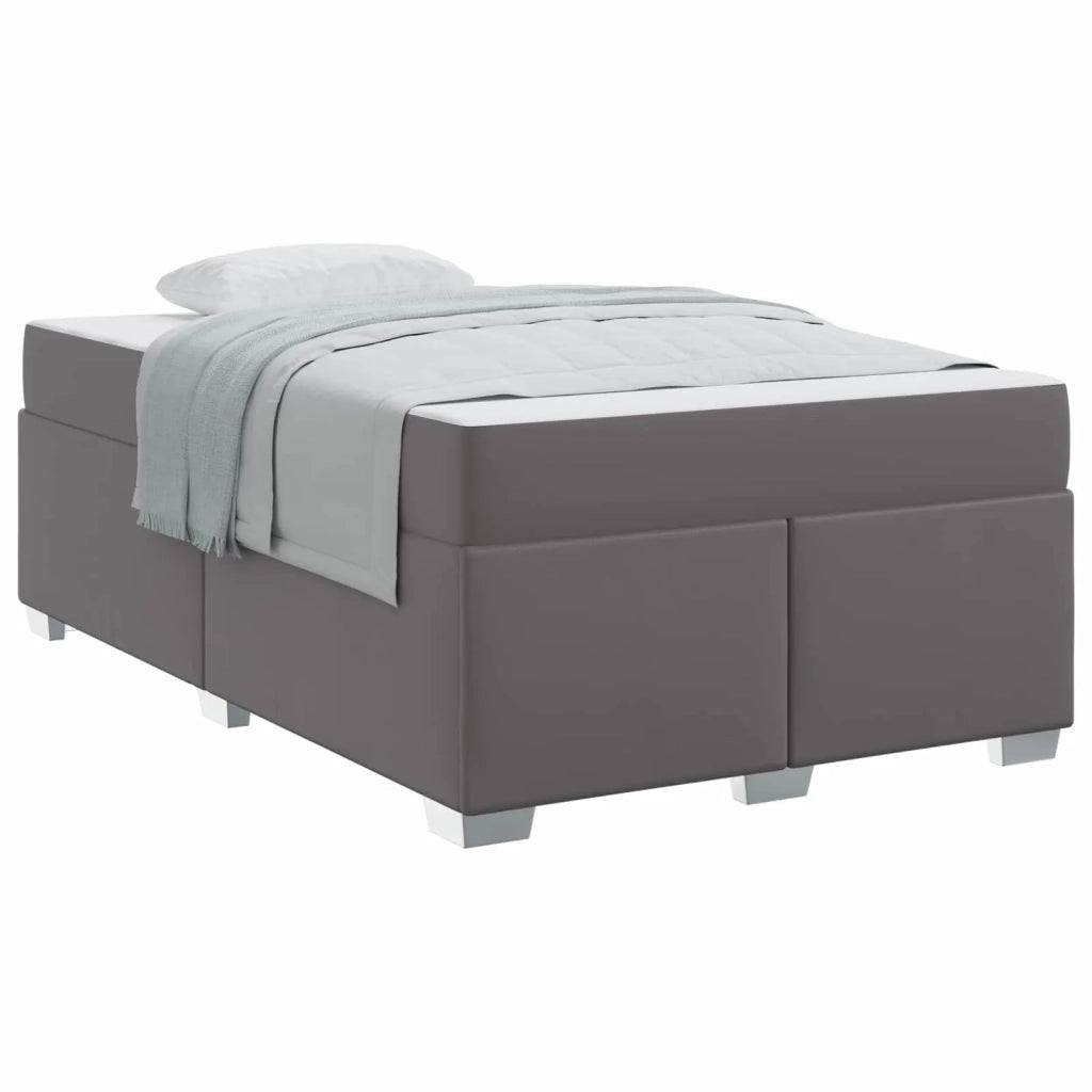 Struttura del letto con materasso Grigio 120 x 190 cm Tessuto 3399232