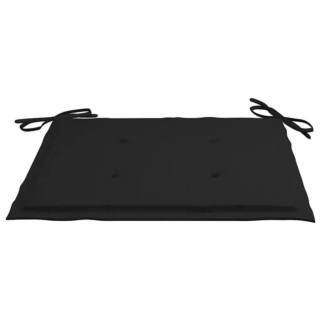 Sedie da Giardino Impilabili 4 pz con Cuscini Massello di Teak 3073217