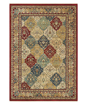 Tappeto KAZAKH 2192 multicolore cm.70x300 stile orientale persiano alta qualità con effetto lucente