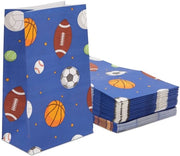 Confezioni regalo in cartone 36 pz - Tema sport - Borse di regalo in carta - Riciclabili - 13,3 x 22 x 8,4 cm - Ideali per feste - Borse di regalo