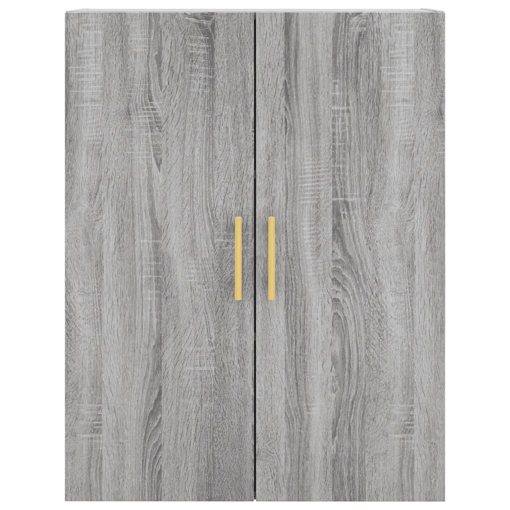 Credenza Grigio Sonoma 69,5x34x180 cm in Legno Multistrato 3198143