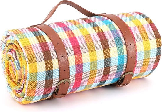 Tavolo da picnic - Impermeabile - 200x200 cm - Esterno - Ripiegabile Tavolo da picnic - Coperta da esterno - degenere portatile - Tavolo da picnic - Adatto per camping/park/tuin/strand/pic nic/passeggiate/barbecue