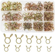 Set di viti a clessidra 250 pezzi - Viti a clessidra - Materiale acciaio/zinco - Dimensioni 5-14 mm - Scatola in plastica - Organizzati e ordinati - Viti a clessidra