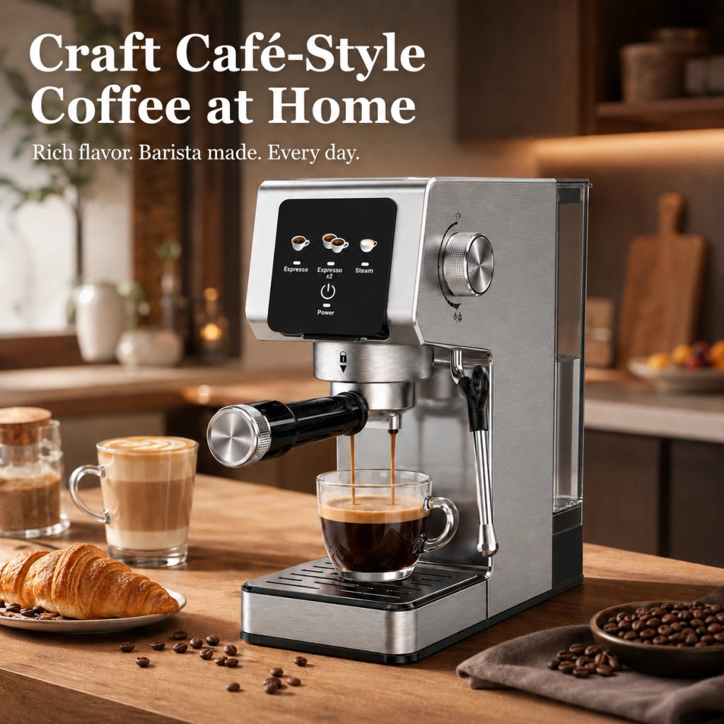 Macchina per caff¨¨ espresso professionale ¨C Minimal ¨C 1350W touch screen 1.2L