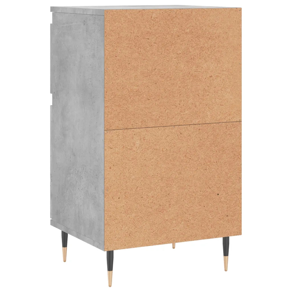 Credenza | Madia | Buffet da pranzo | Armadio da pranzo Grigio Cemento 40x35x70 cm in Legno Multistrato