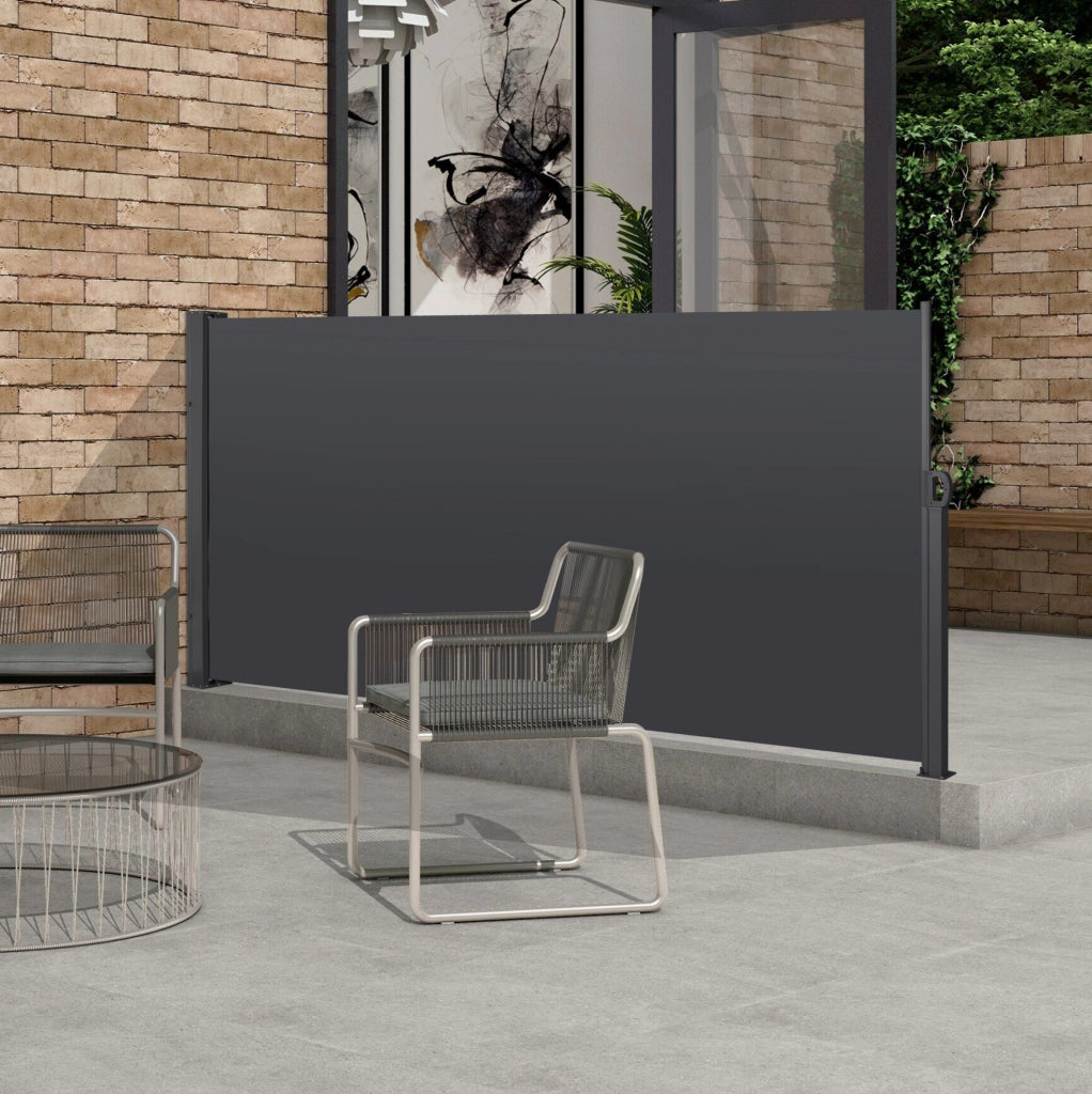 Tenda laterale avvolgibile 3 m; grigio scuro