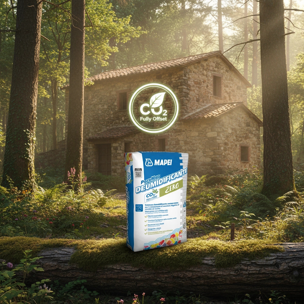 Poromap intonaco deumidificante 20 kg per risanamento murature 10 sacchi