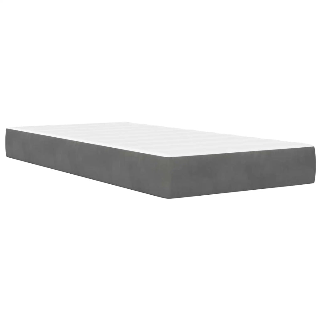 Struttura del letto Grigio Scuro 80 x 200 cm Velluto 3415167