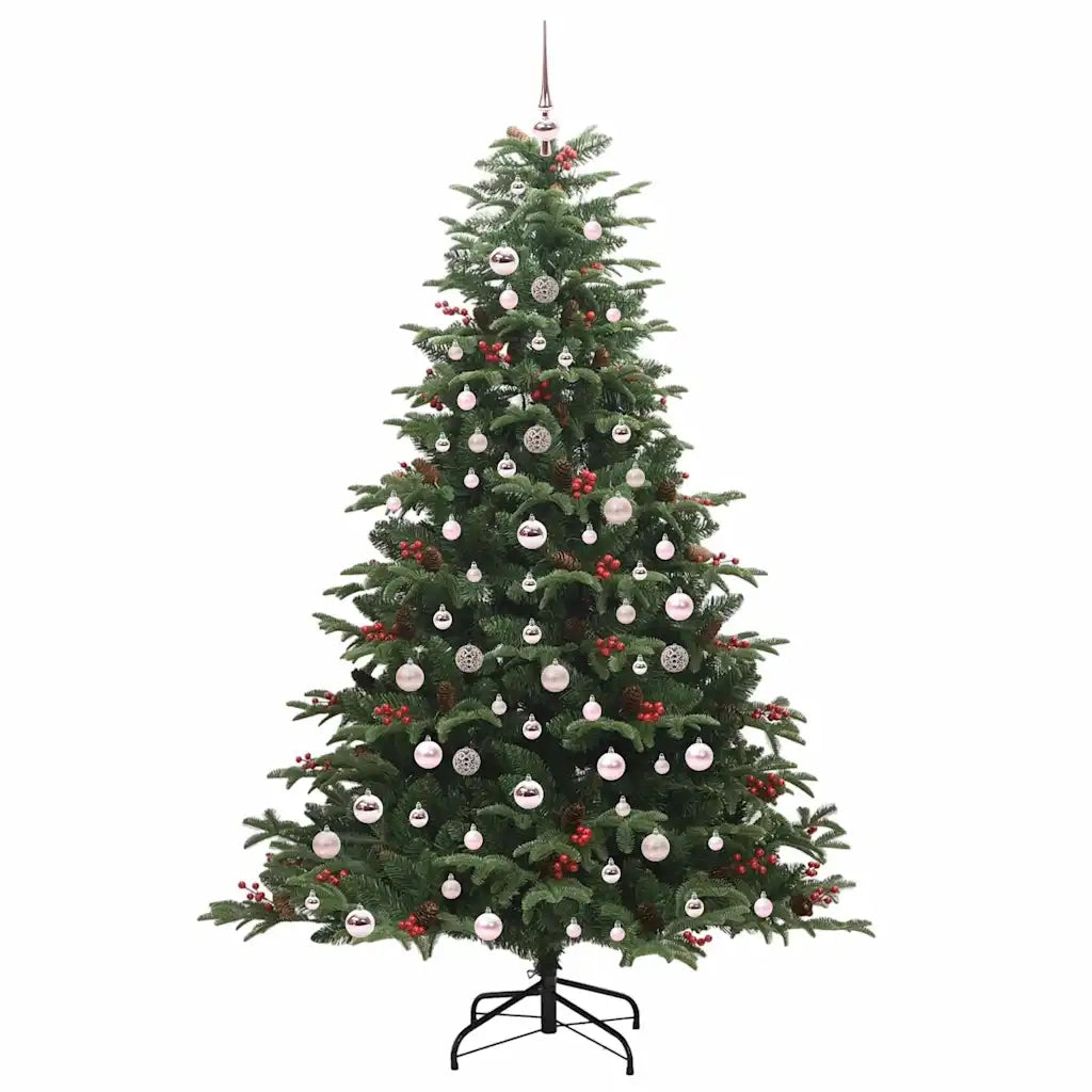 Albero di Natale artificiale con 300 LED Verde 210 cm 3395561