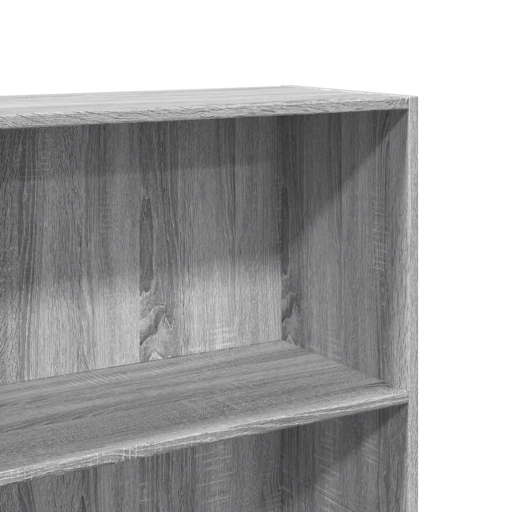 Libreria-Scaffale per Libri-Mobile di Stoccaggio Grigio Sonoma 60x30x189 cm in Legno Multistrato