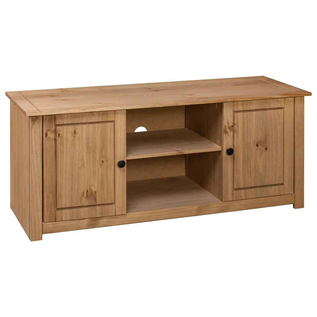 Moble TV 120x40x50 cm in Legno Massello di Pino Panama Range 282670