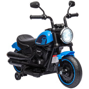 Moto Elettrica Bambini 2 Ruote ¨C Zephmum ¨C Blu LED