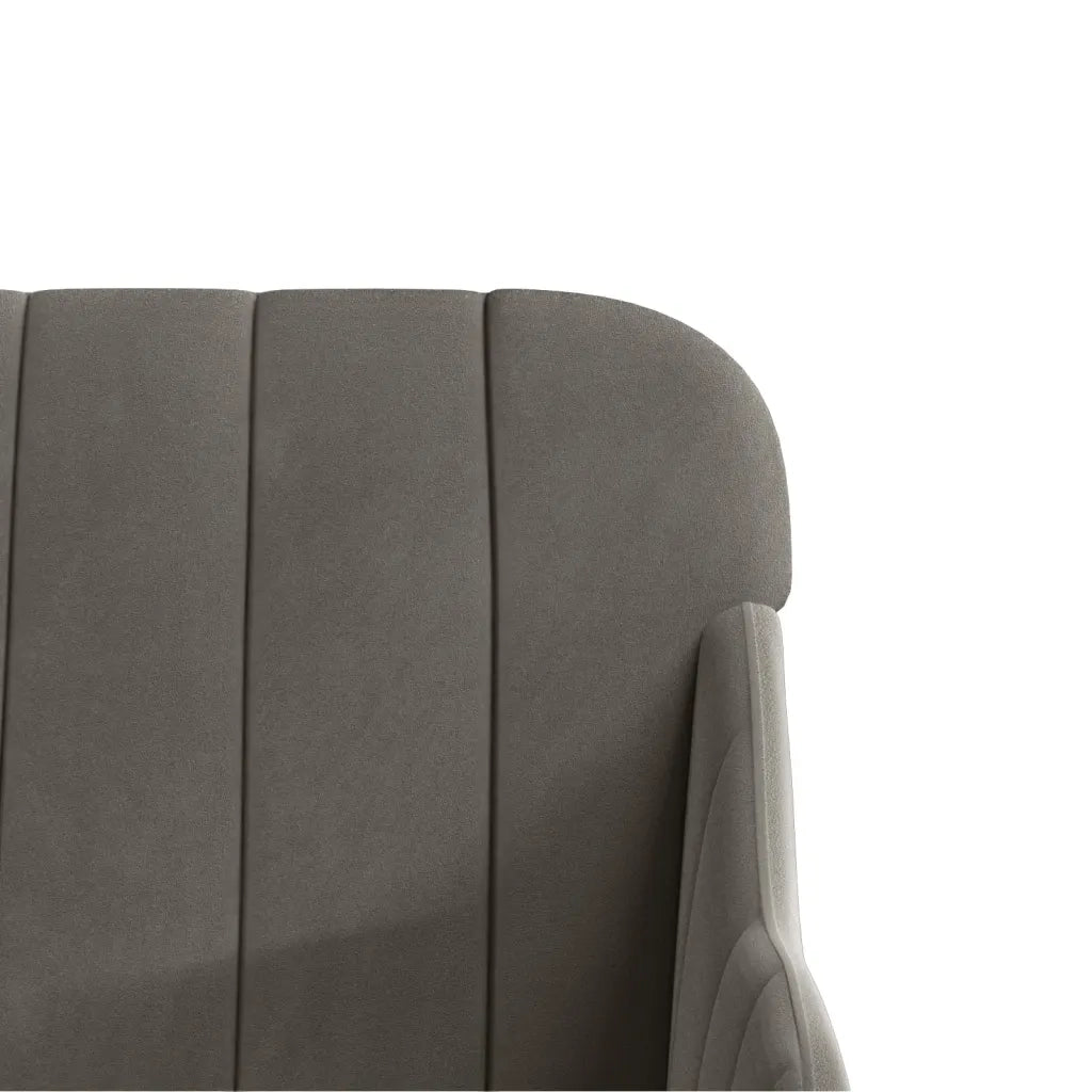Poltrona-Divano Sedia-Poltroncina Grigio Scuro 63x76x80 cm Velluto 830464