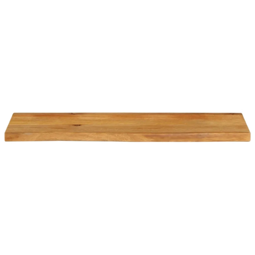 Piano Tavolo Bordi Vivi 120x30x2,5cm in Legno Massello di Mango 370530