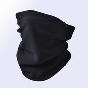Maschera/scaldacollo elasticizzato unisex, scaldacollo invernale in pile, protezione per il collo per ciclismo all'aperto, protezione dal freddo