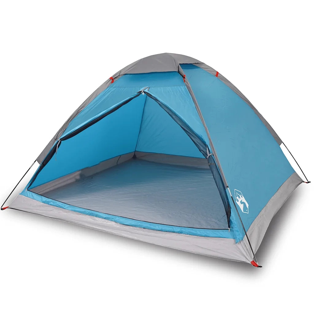 Tenda da campeggio | Tenda da campo a Cupola per 2 Persone Blu Impermeabile