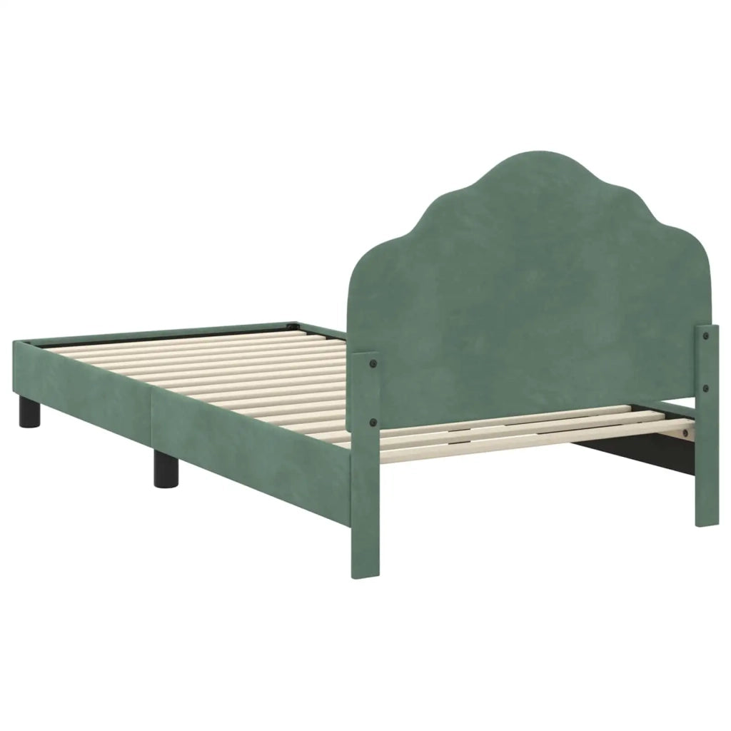 Struttura letto bambini con testata-Giroletto per bambini Verde Mare 90 x 190 cm 633018