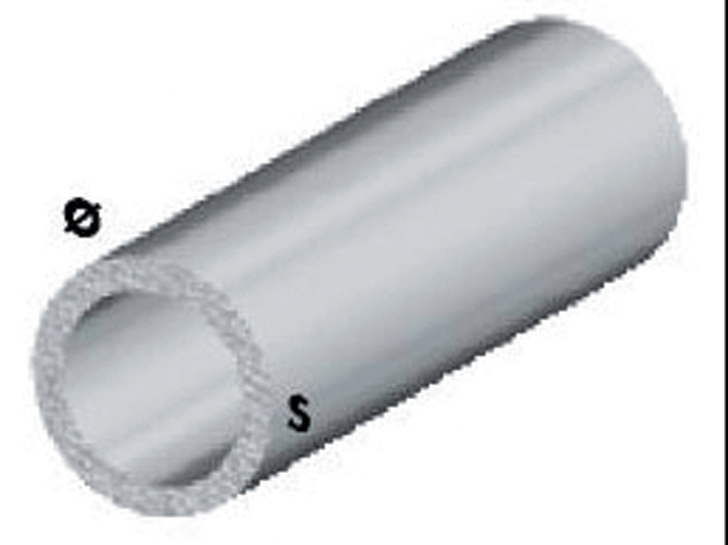 PROFILO ARGENTO H.200 CM TUBO TONDO 16X1 MM*- ARCANSAS- 5,0 pz